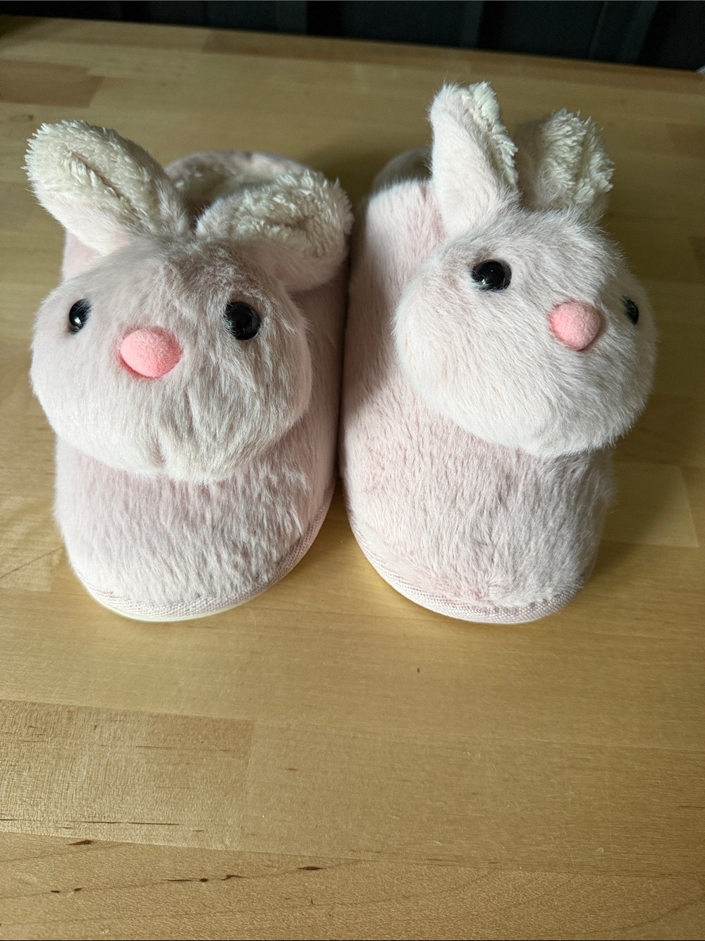 NEW! Kids Plush Bunny Slippers - Pink